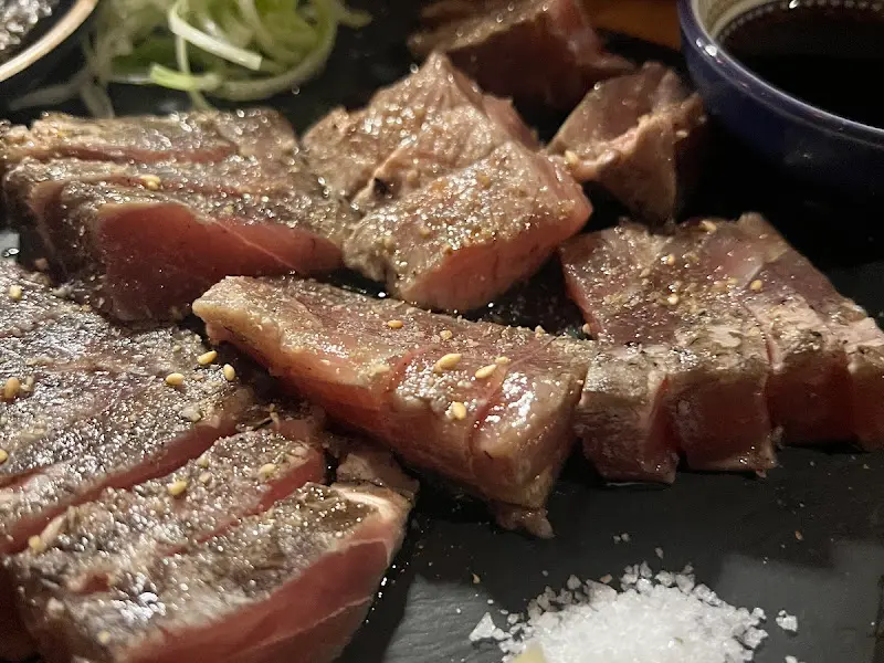 참치 타다끼 디테일