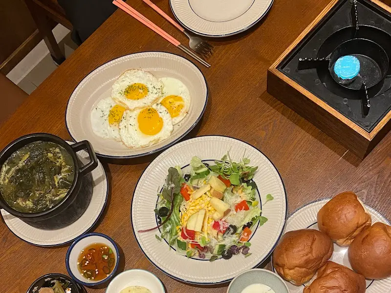 나비갈비 기본 반찬