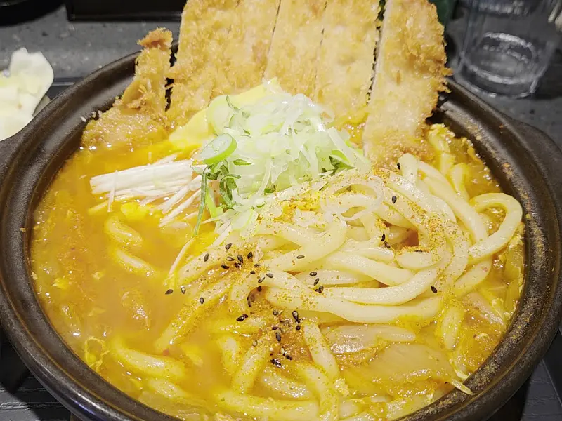 카레 돈카츠 우동