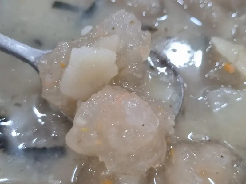 옹심이 클로즈업