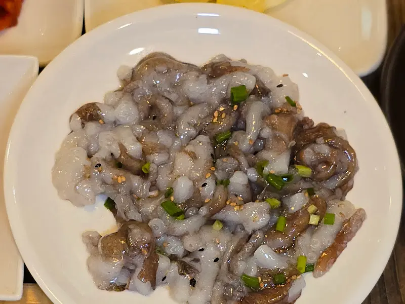 꿈틀거리는 산낙지