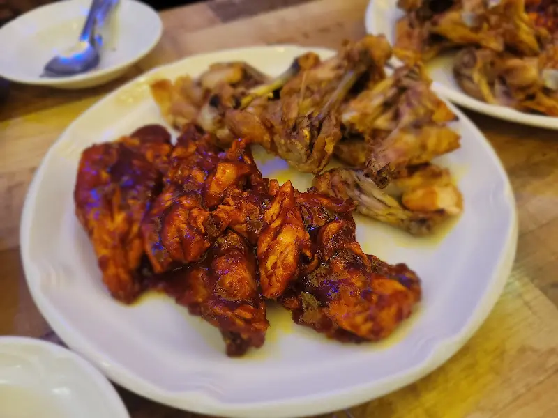 숯불 바베큐 치킨