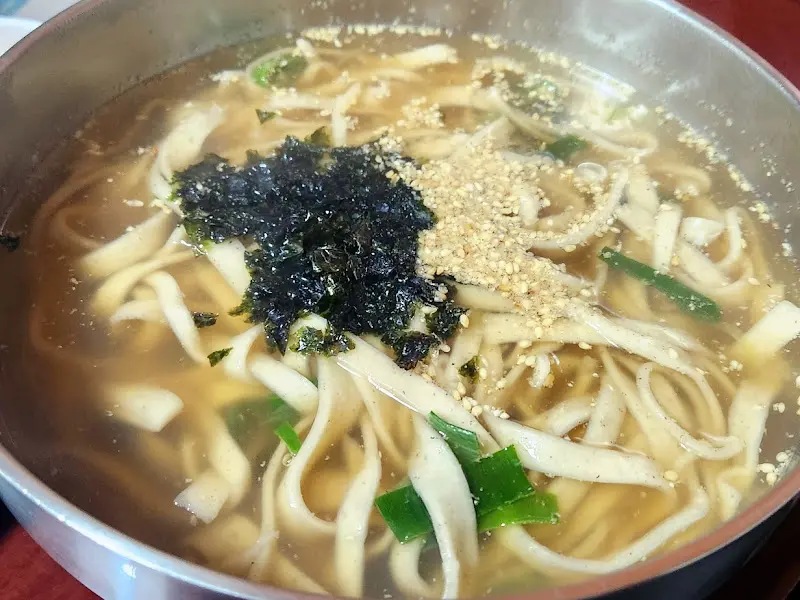 정선 번영슈퍼 콧등치기 국수