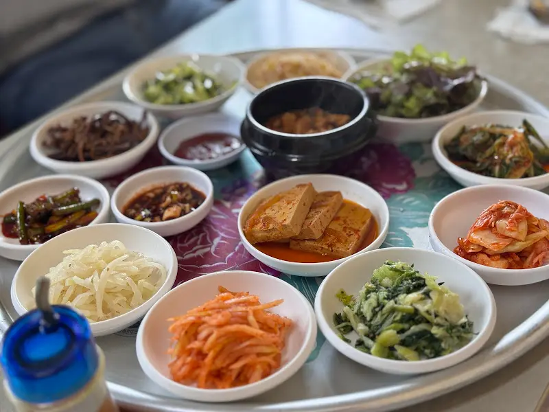 정선 번영슈퍼 보리밥 정식 한상차림