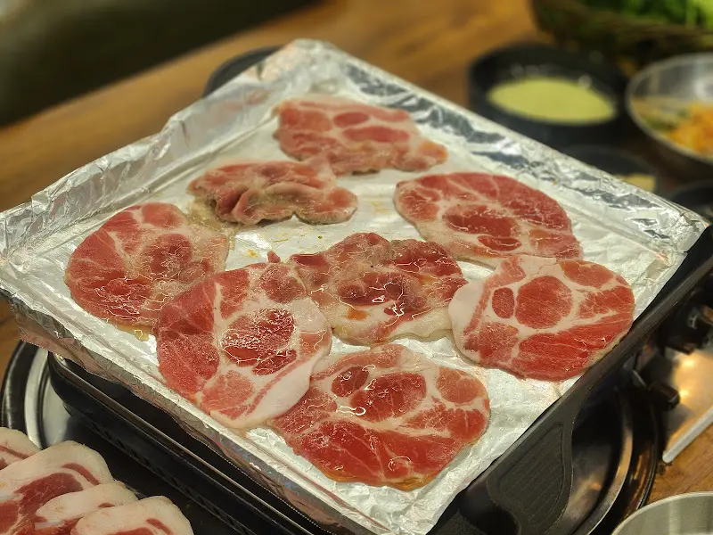 신선함이 가득한 흑돼지