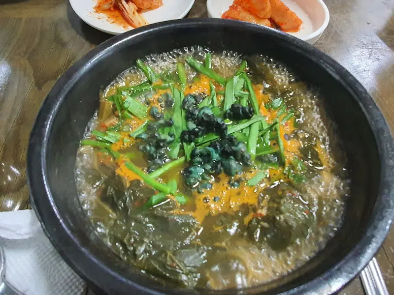 올갱이해장국의 모습