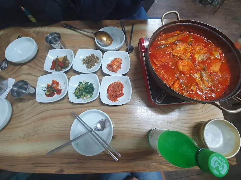 갈치조림 한 상 차림