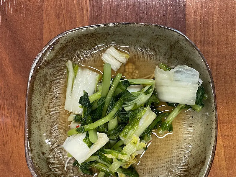 신선해 보이는 겉절이 김치