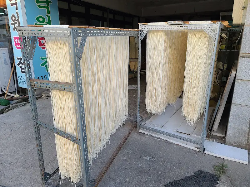 국수 건조 모습