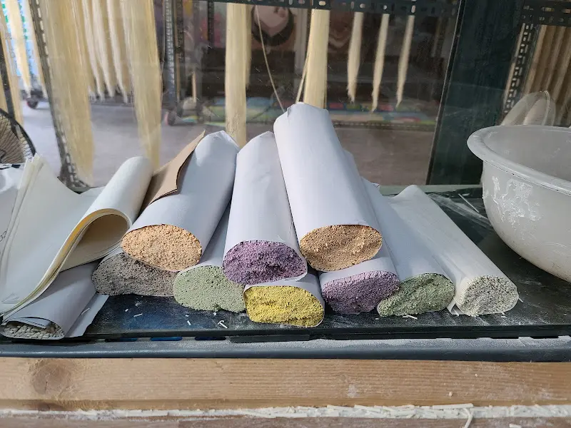 다양한 색깔의 면