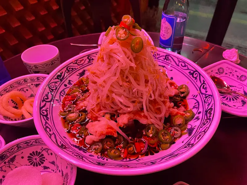 다양한 각도에서 찍은 메뉴 사진