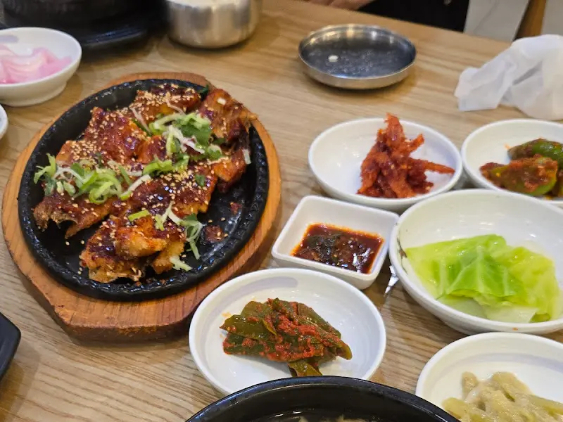 황태구이 정식 한 상 차림