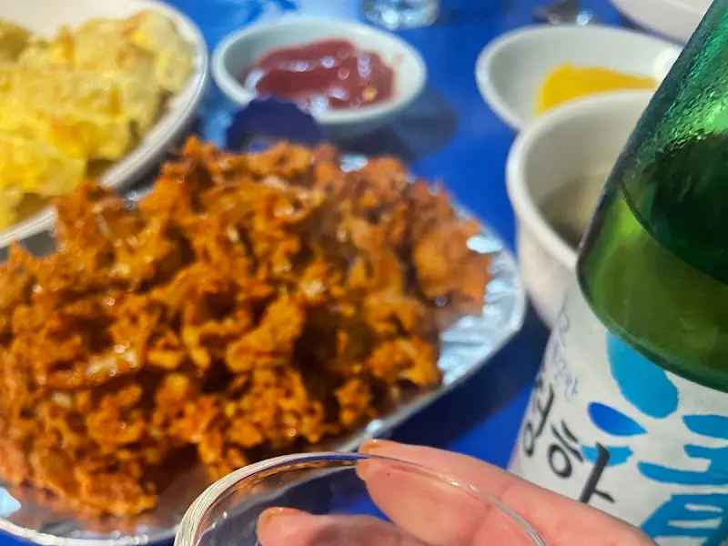 진미집 오돌뼈와 계란말이