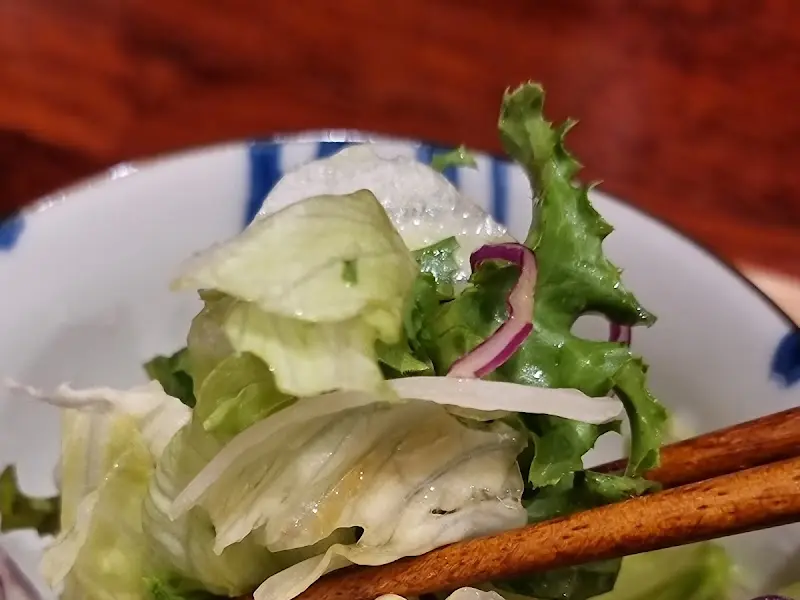 신선한 샐러드 클로즈업