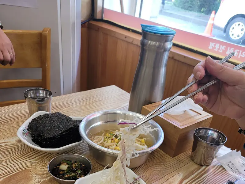 후식으로 제공되는 황태국