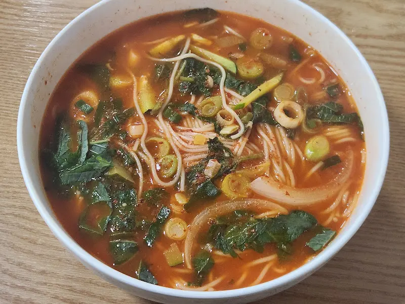 어탕국수 근접샷