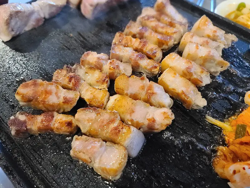 다 익은 삼겹살