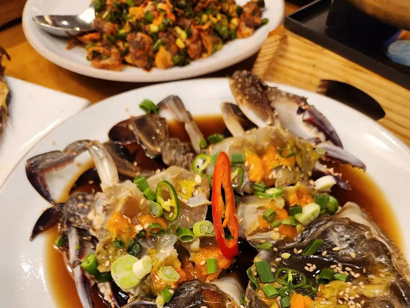 간장게장과 꼬막무침