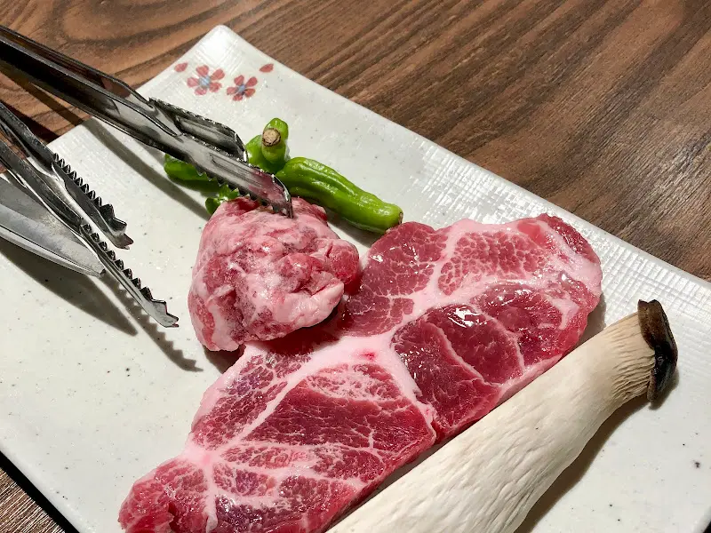 신선한 생고기의 자태