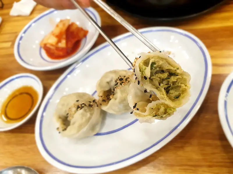만두 단면