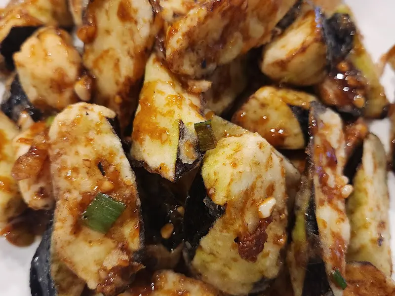 윤기가 자르르 흐르는 가지튀김