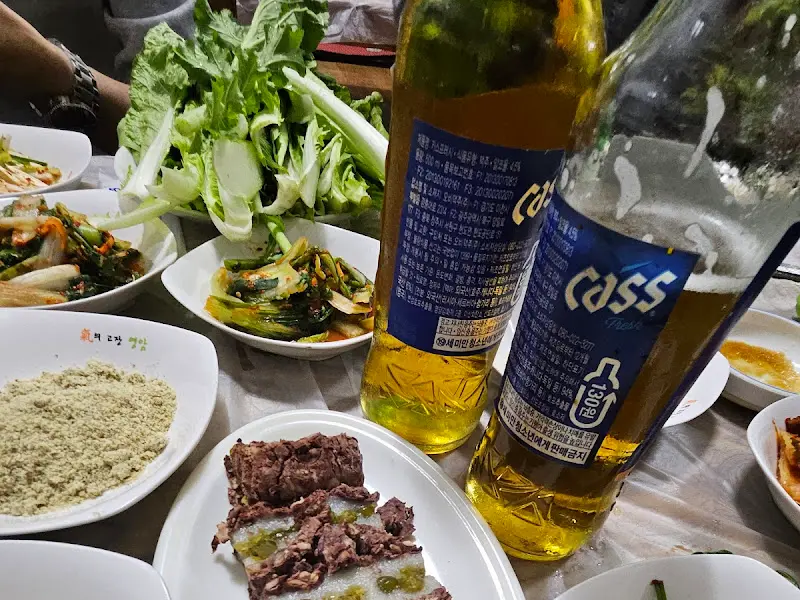 짱뚱어탕과 밑반찬