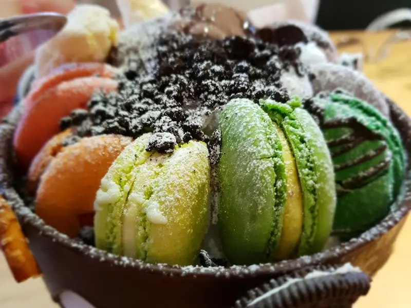 앙뚜케이크의 마카롱 빙수