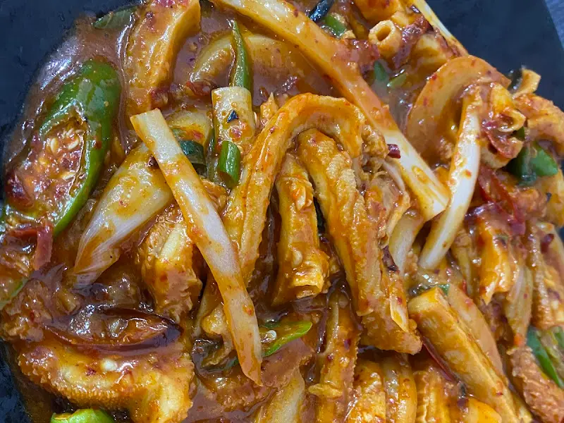 고추랑 오징어 튀김