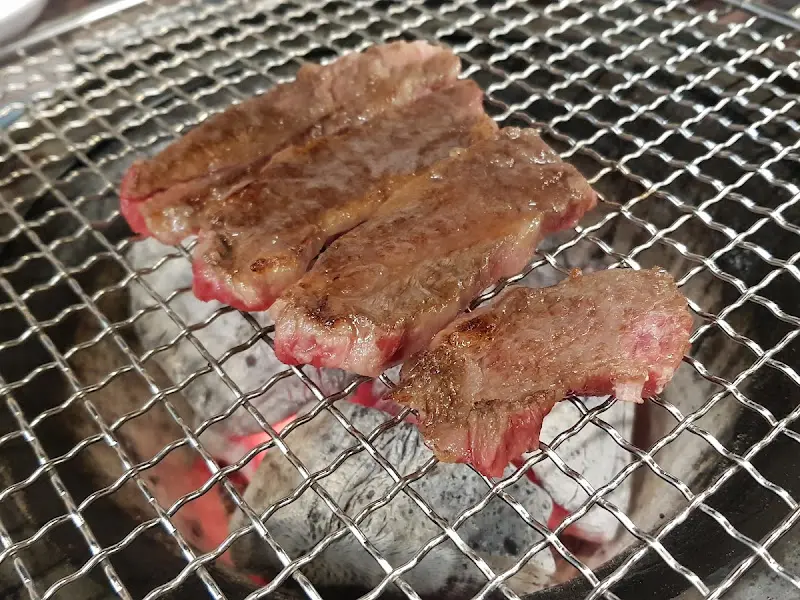 모호한우갈비 숯불구이