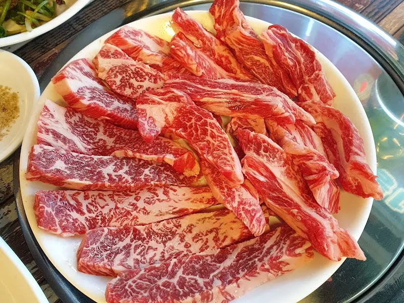 모호한우갈비 특갈비살