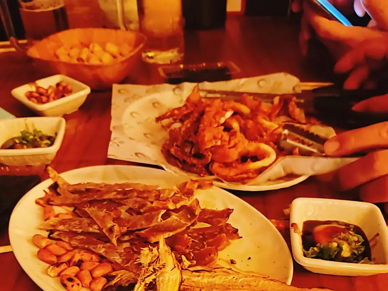 모호한우갈비 밑반찬