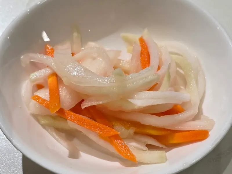 양파, 당근 피클