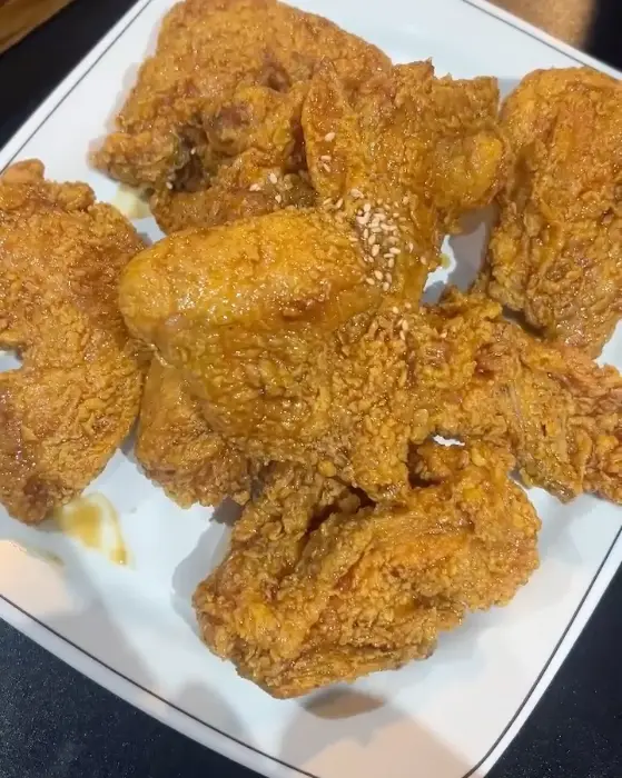 마늘간장 치킨 클로즈업