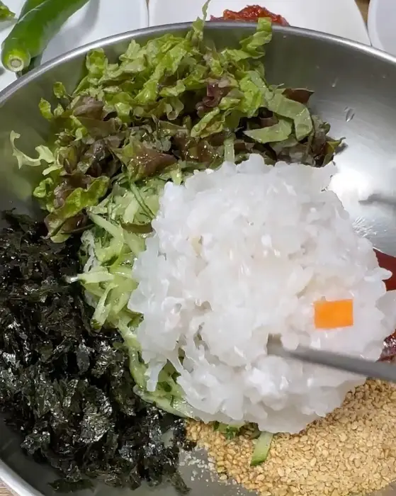 수향회식당의 포항식 물회