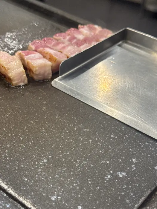 구워지는 삼겹살