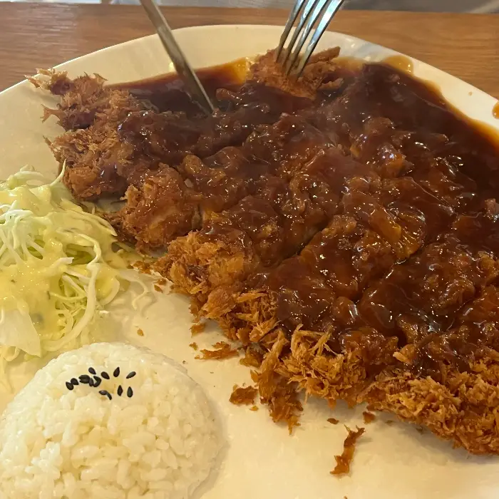 돈까스 메뉴 상세 컷