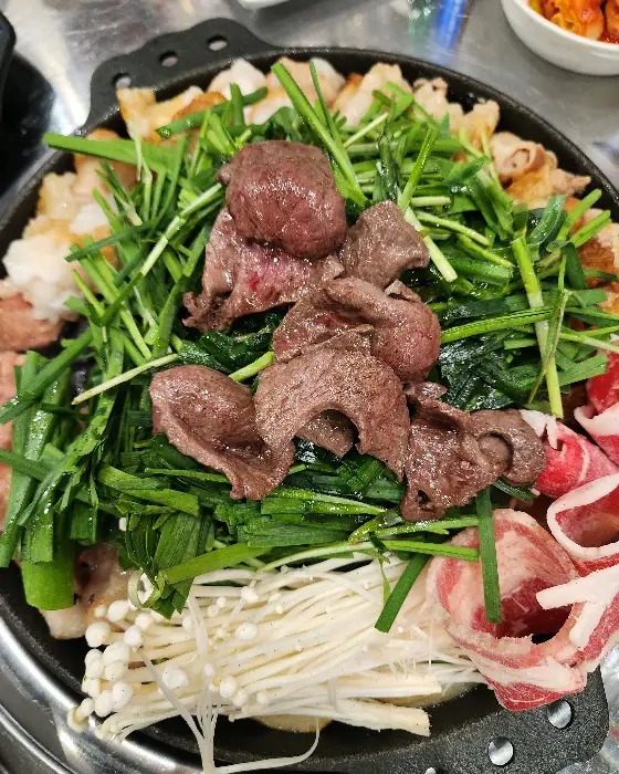 벽돌곱창 테이블 세팅 사진