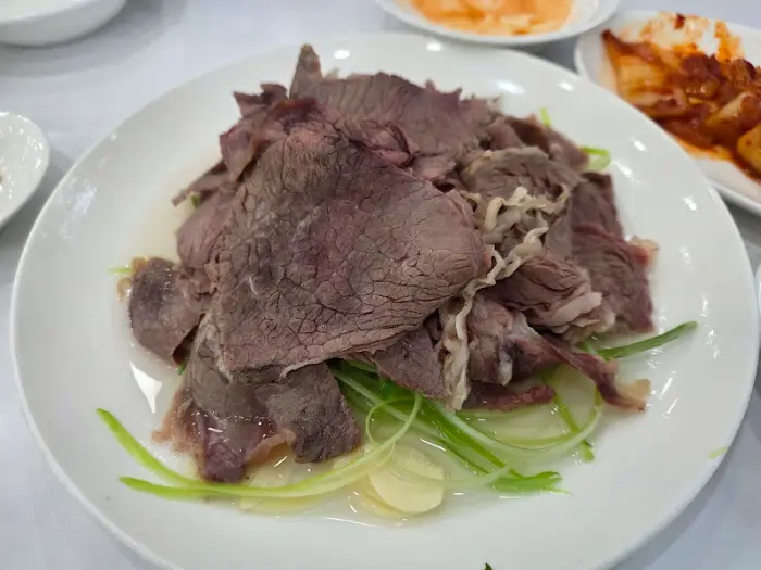 을밀대 수육