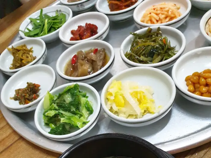 순희할매집 나물 반찬 클로즈업