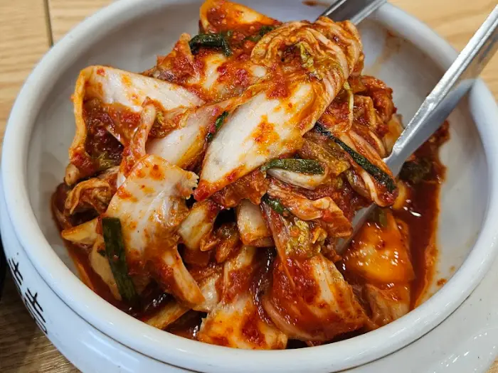 먹음직스러운 겉절이 김치