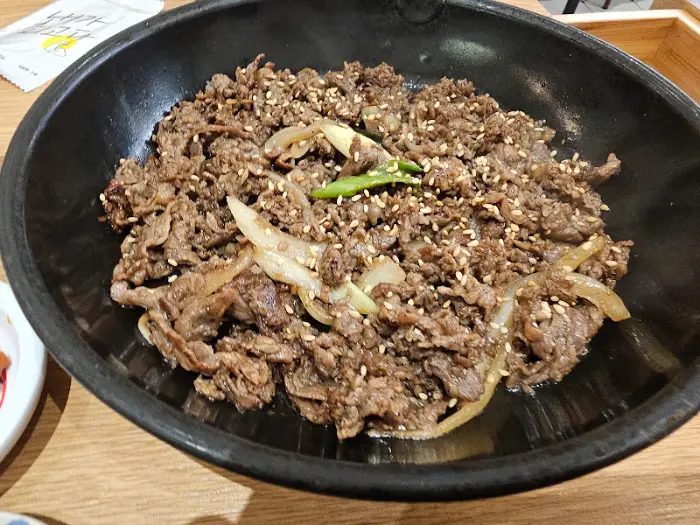 맛있게 조리된 불고기