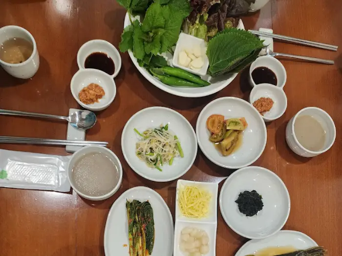 유림산장 한상차림
