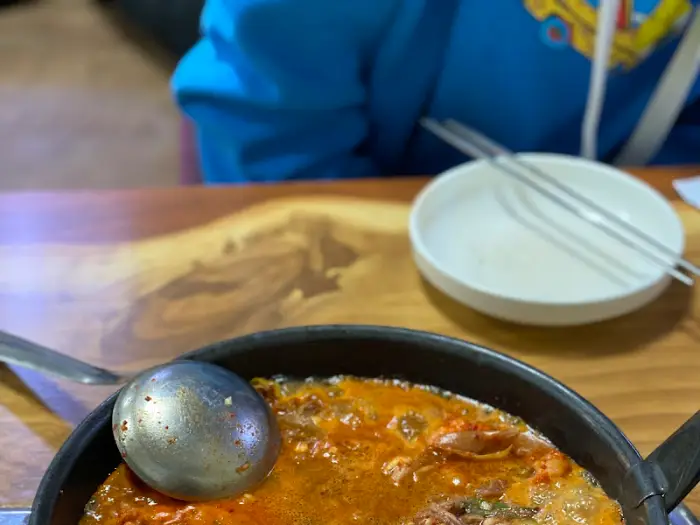 전골 클로즈업