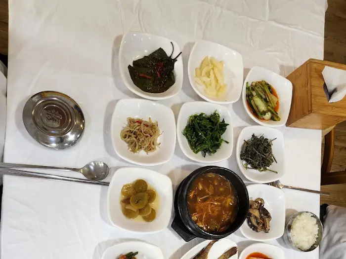 국물 요리와 밥