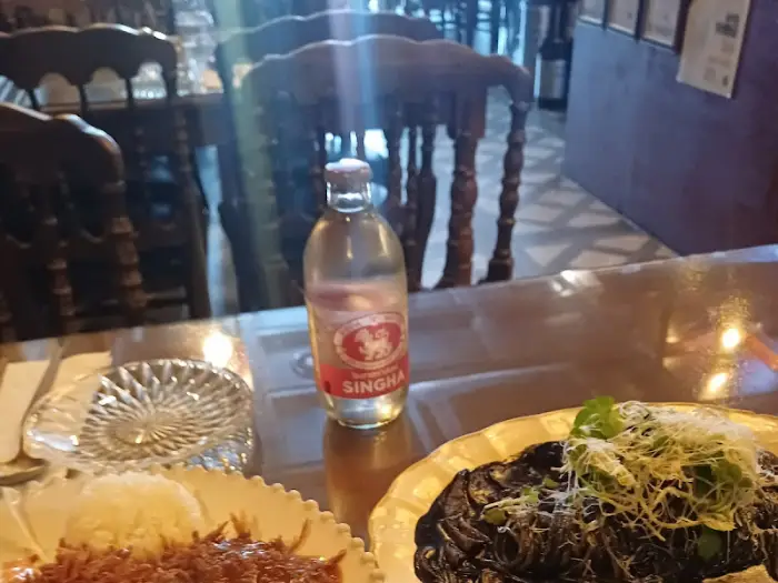 먹물 크림 파스타