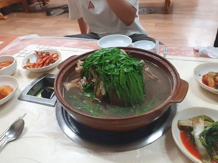 먹음직스러운 옻닭 한상차림