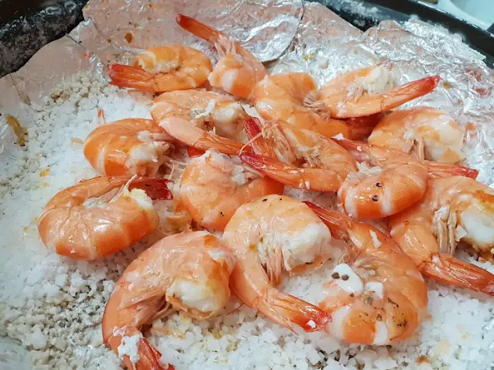 소금구이 새우