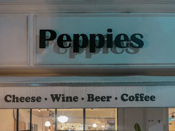 Peppies 간판