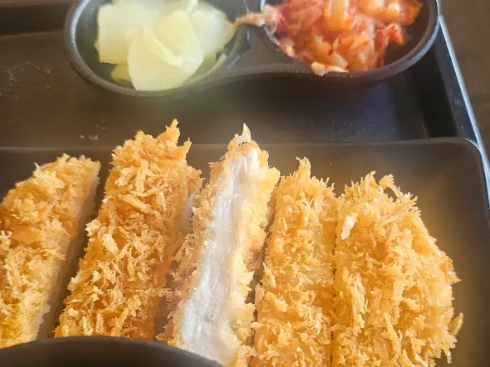 모듬카츠 단면