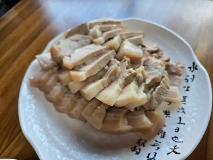 보쌈 접시